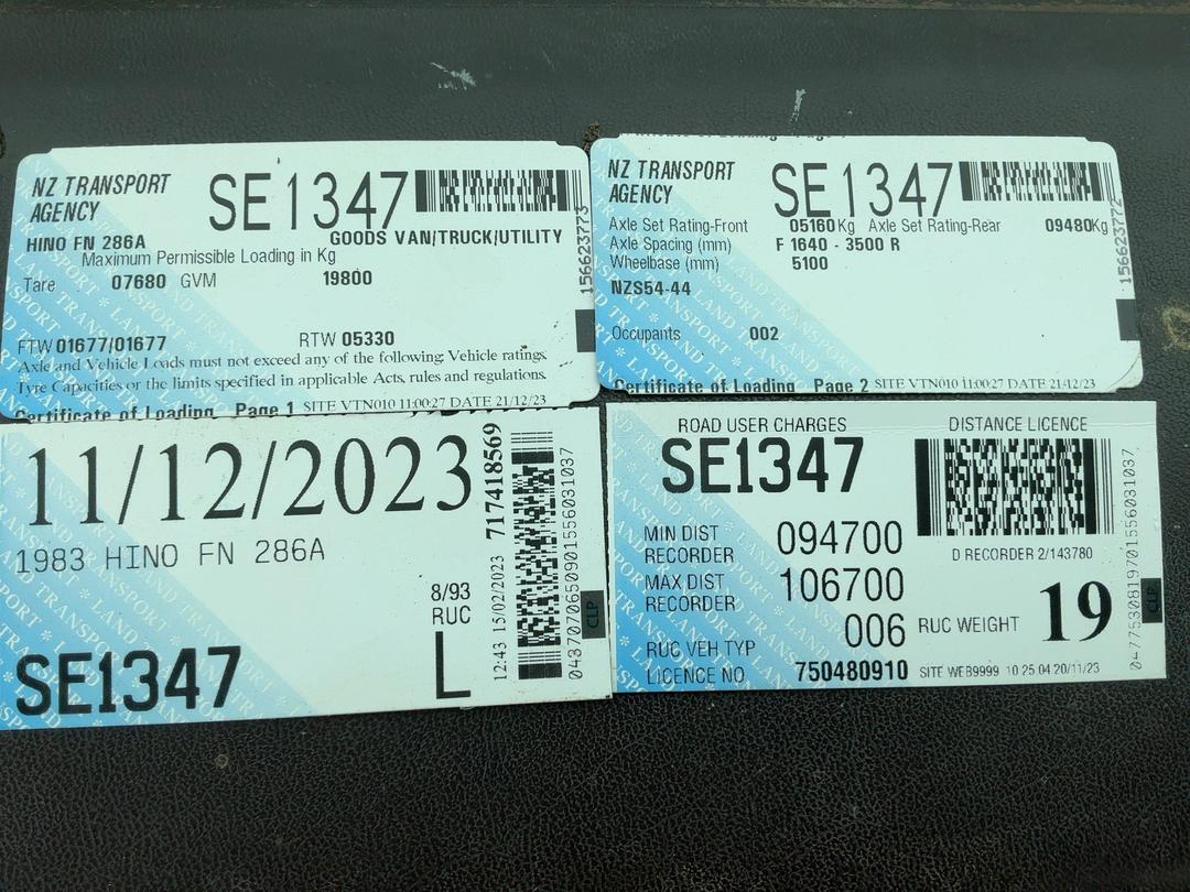 Photo '47' of HINO FN 286A Transporter