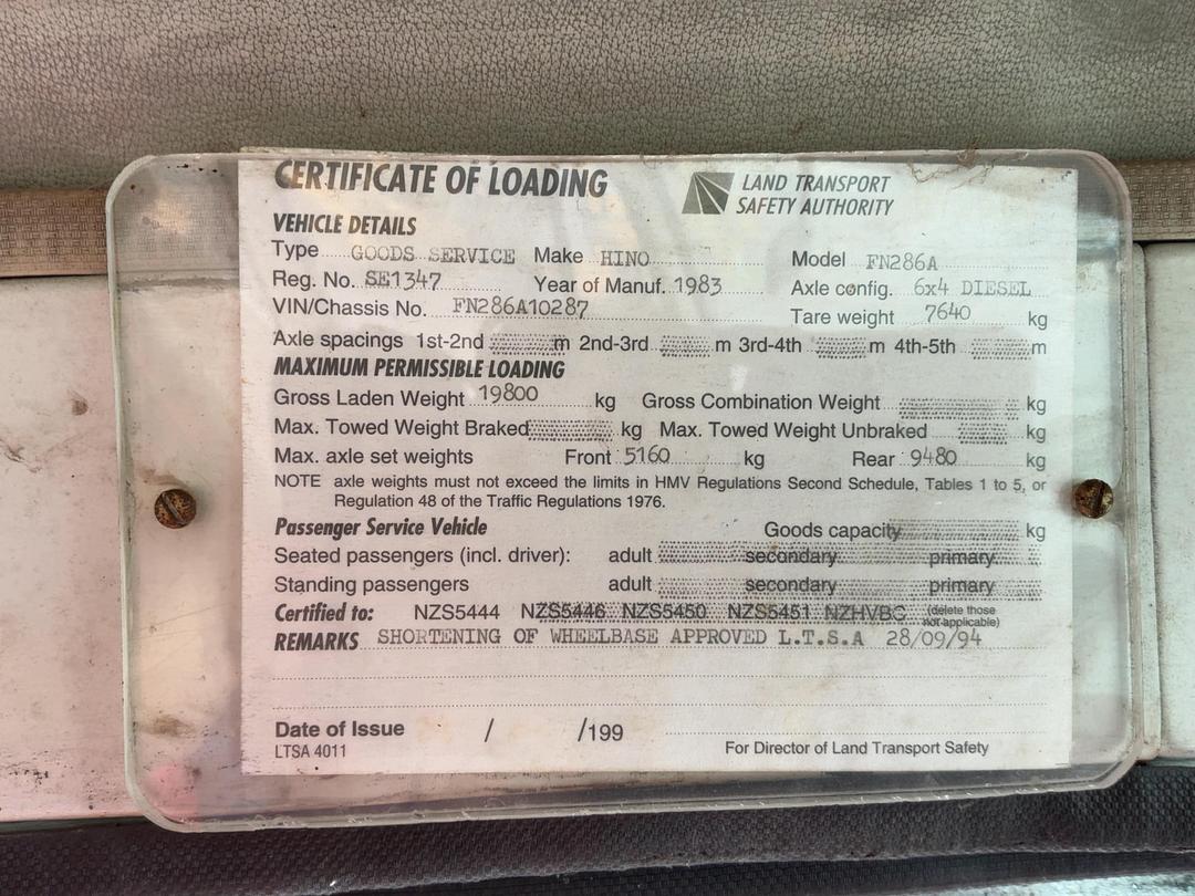 Photo '46' of HINO FN 286A Transporter