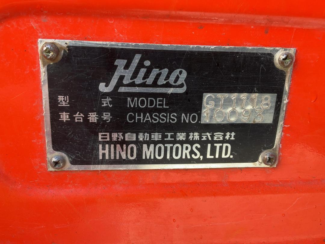 Photo '19' of Hino GT 1118 Cab Chassis