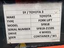 Thumbnail '22' of Toyota 5FB18 Forklift