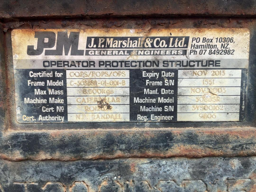 Photo '29' of Caterpillar 308SR Excavator