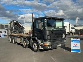 Image of 1998 Scania 124GB8X4 GB8X4 Flat Deck Crane