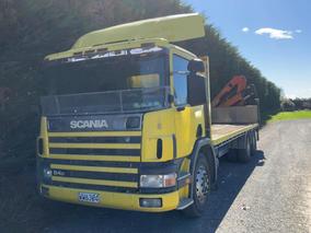 Image of 1998 SCANIA D94 310 6x2 DB6X2 Flat Deck Crane