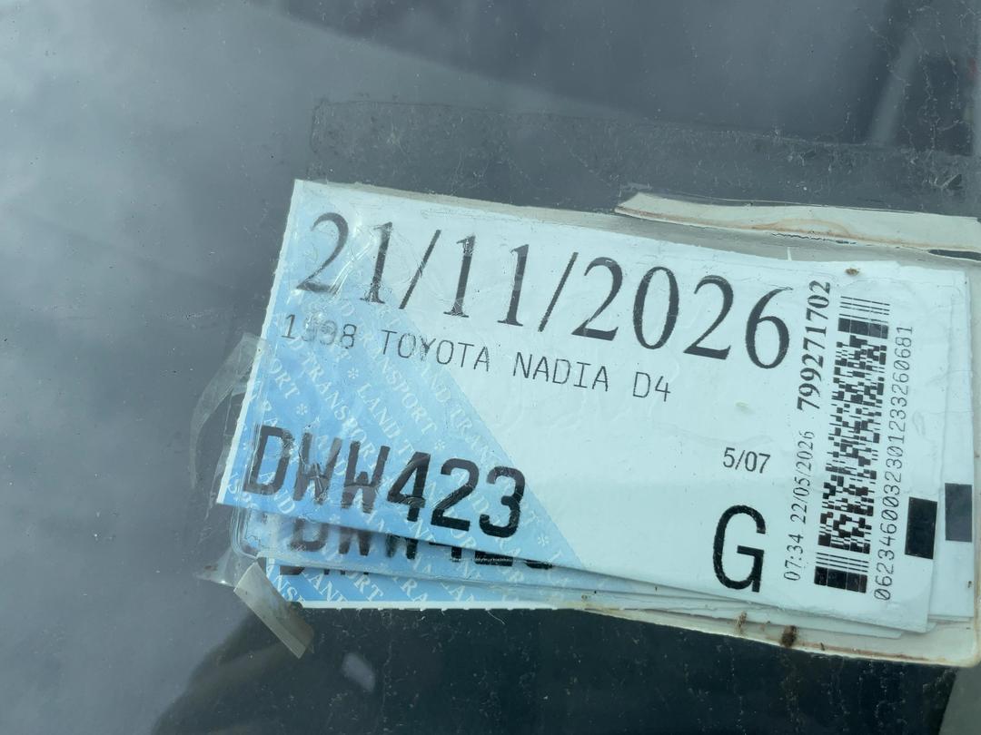 Photo '6' of Toyota Nadia Photo '6' of Toyota Nadia