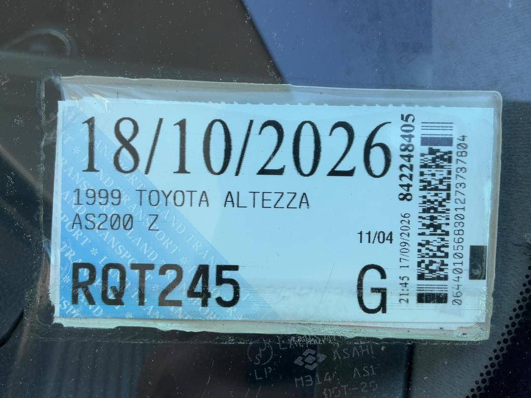 Photo '22' of Toyota Altezza AS200 Z Photo '22' of Toyota Altezza AS200 Z