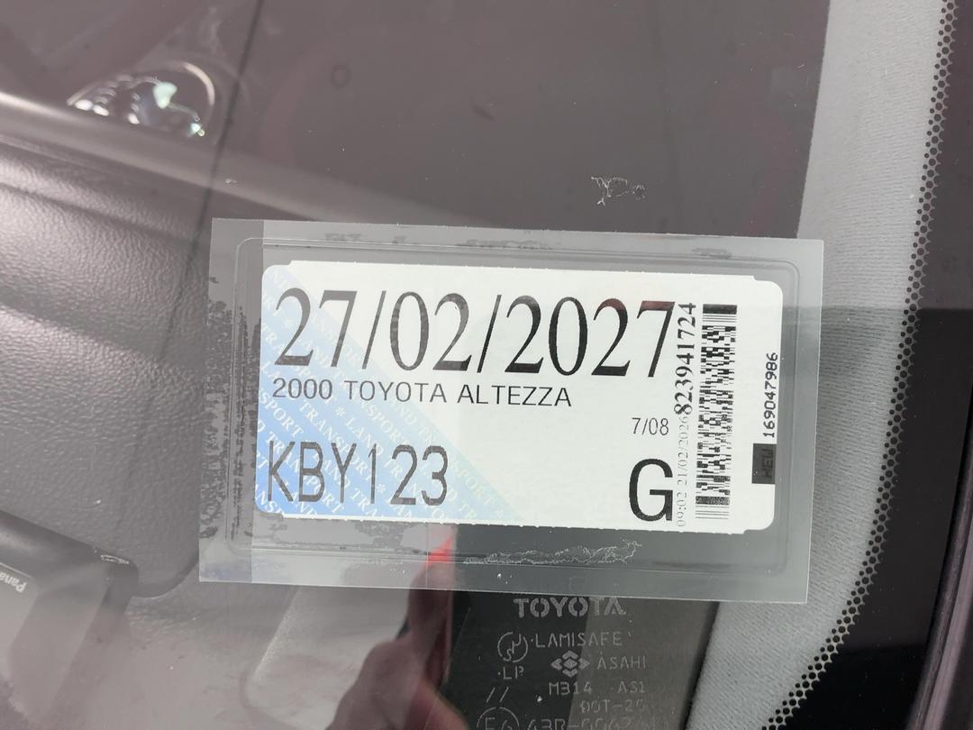Photo '25' of Toyota Altezza