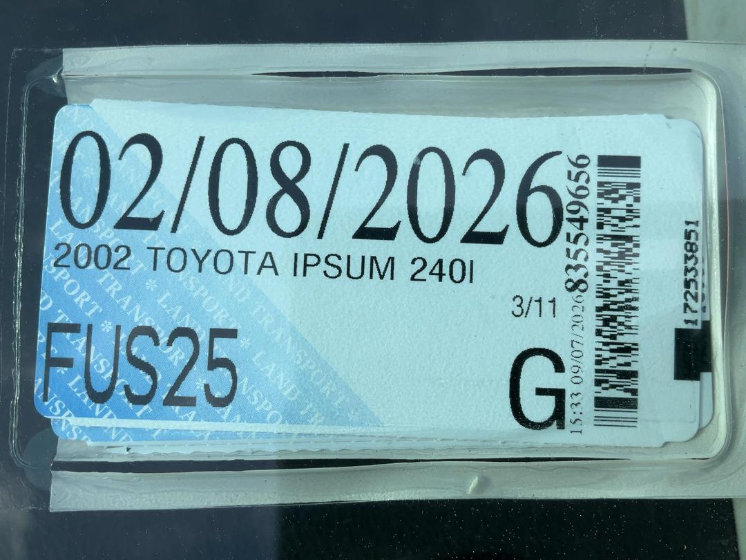 Photo '23' of Toyota Ipsum 240I Photo '23' of Toyota Ipsum 240I