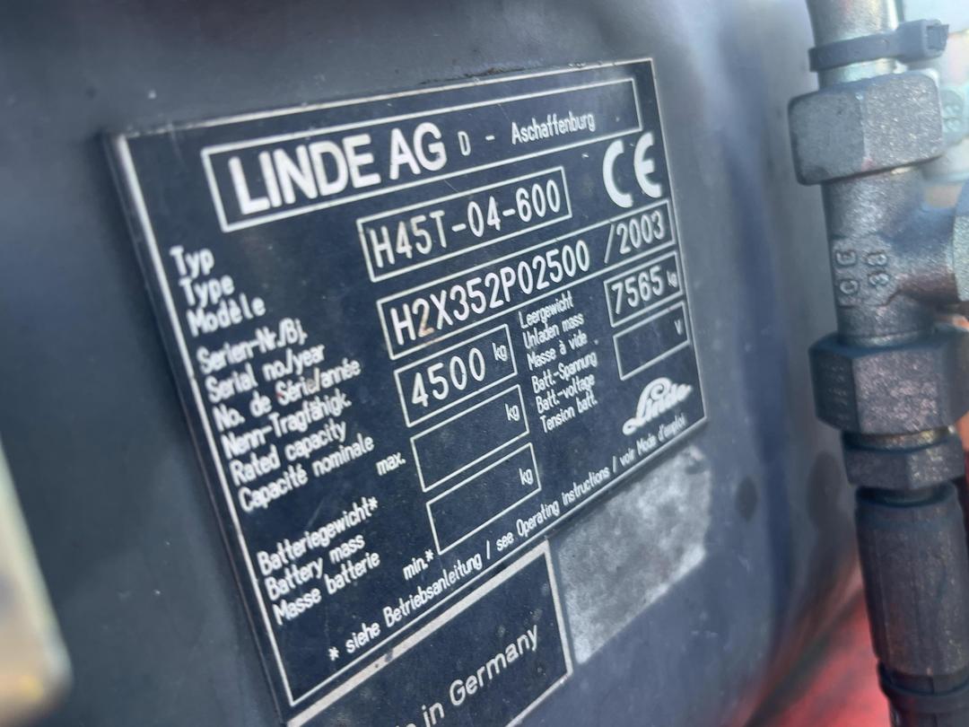 Photo '17' of Linde H45 Forklift