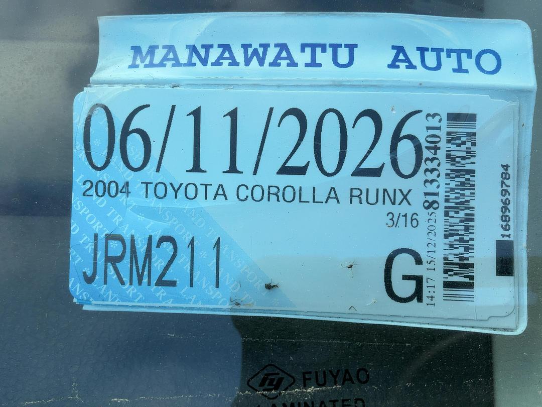Photo '15' of Toyota Corolla Runx Photo '15' of Toyota Corolla Runx