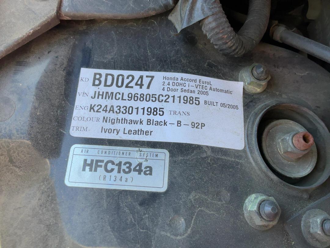 Photo '22' of Honda Accord Eurol Photo '22' of Honda Accord Eurol