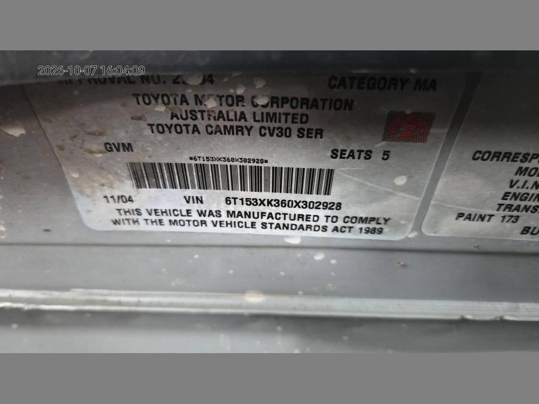 Photo '16' of Toyota Camry Sportivo