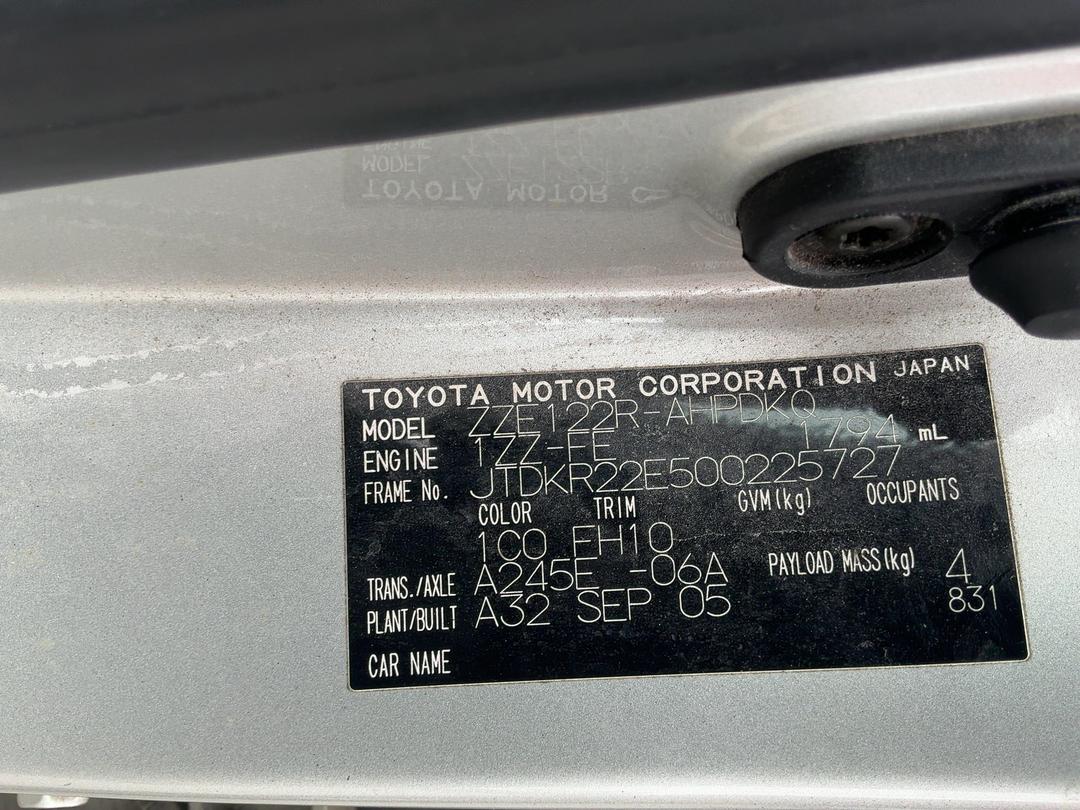 Photo '11' of Toyota Corolla GL Photo '11' of Toyota Corolla GL