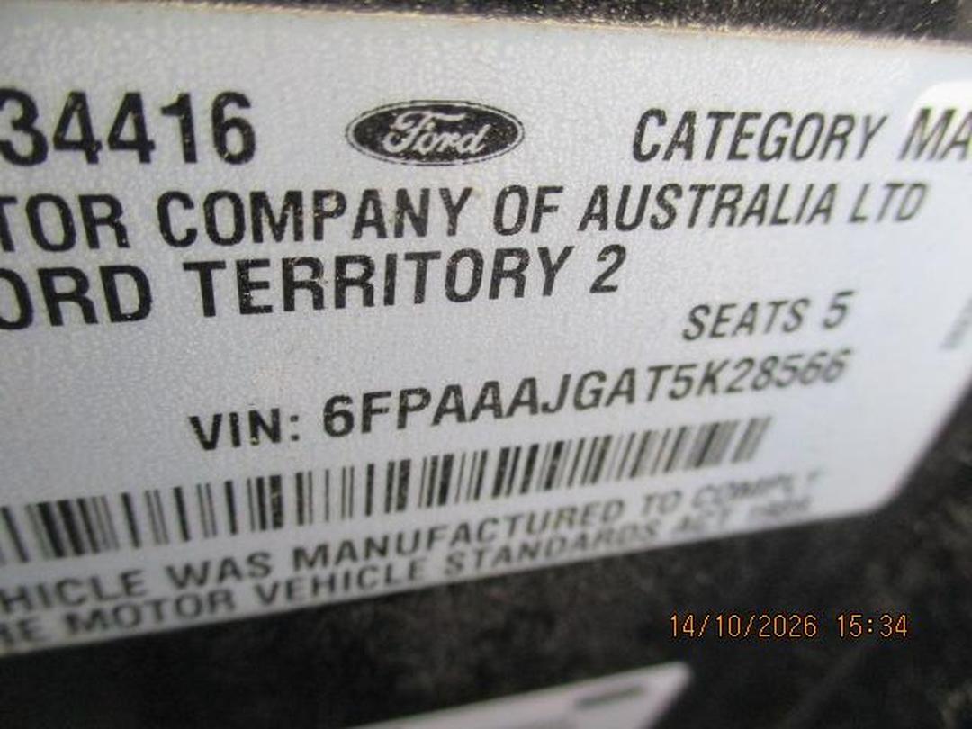 Photo '21' of Ford Territory SY TX Photo '21' of Ford Territory SY TX