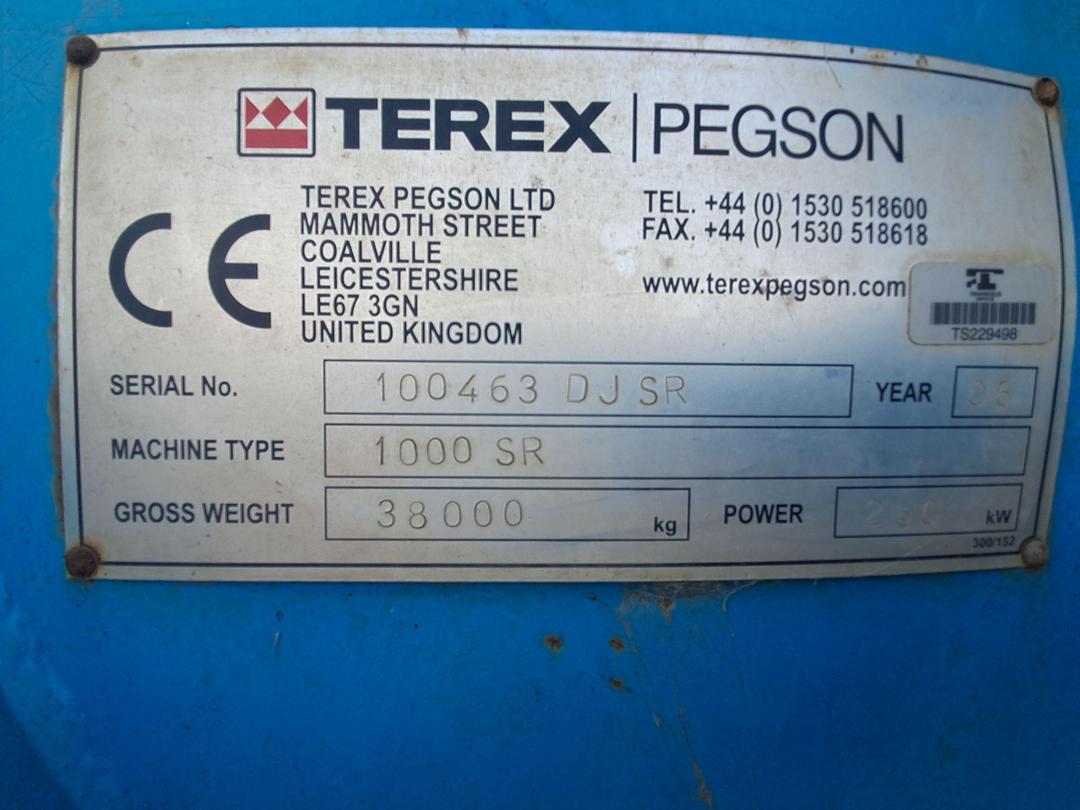 Photo '18' of Terex Pegson 1000SR Maxtrak Crusher