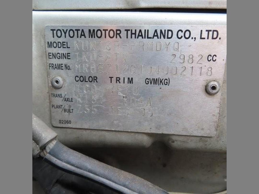 Photo '9' of Toyota Hilux TD D/C
