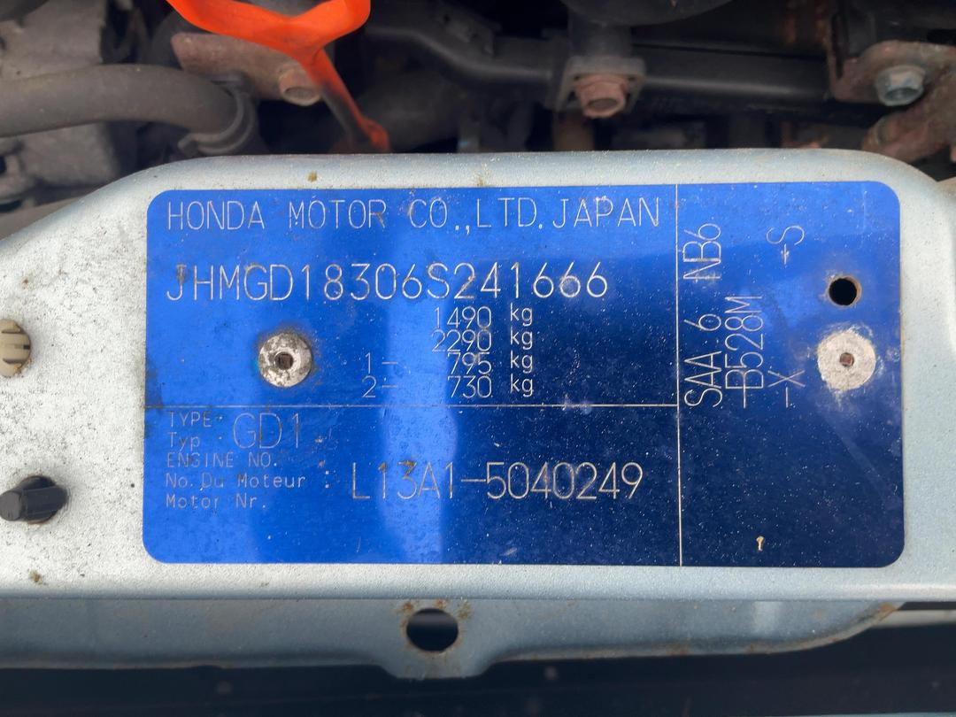 Photo '11' of Honda Jazz I Photo '11' of Honda Jazz I