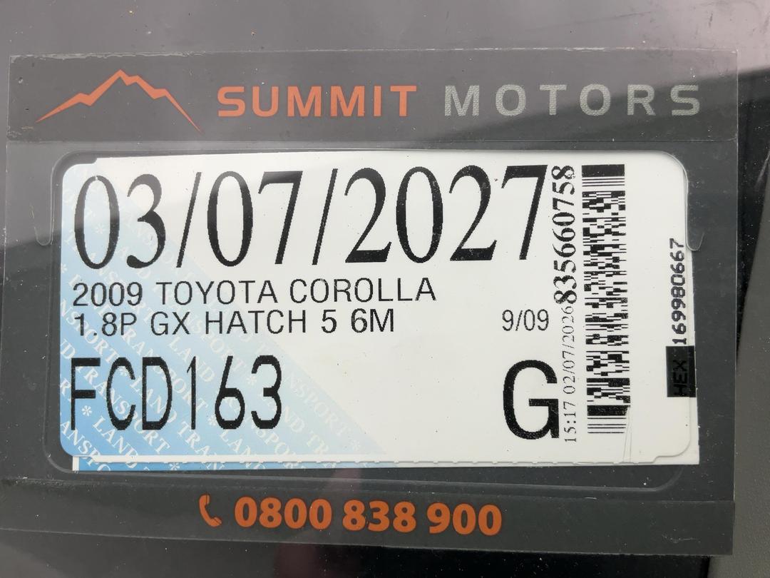 Photo '25' of Toyota Corolla GX Photo '25' of Toyota Corolla GX