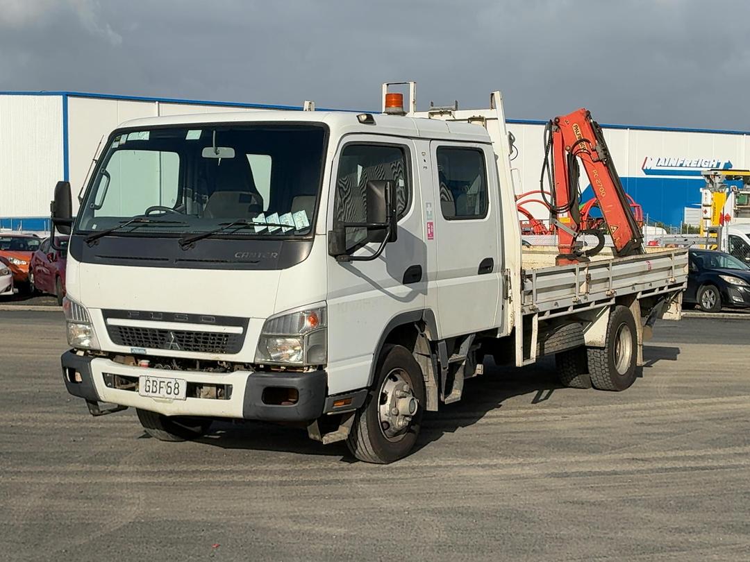Photo '9' of Mitsubishi Fuso Canter FE160W4 Flat Deck Crane