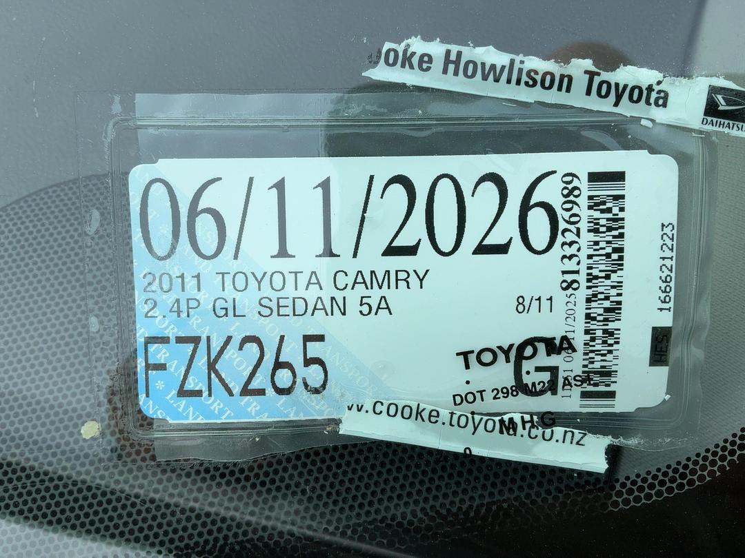 Photo '15' of Toyota Camry GL Photo '15' of Toyota Camry GL