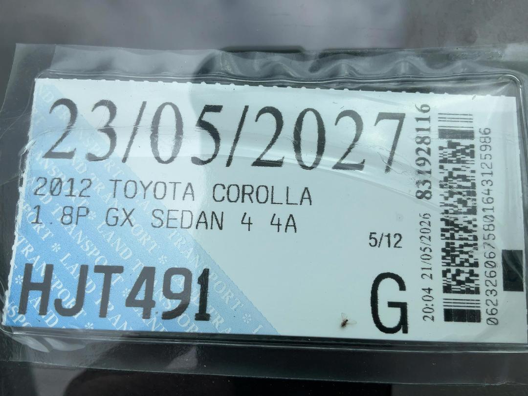 Photo '18' of Toyota Corolla GX Photo '18' of Toyota Corolla GX
