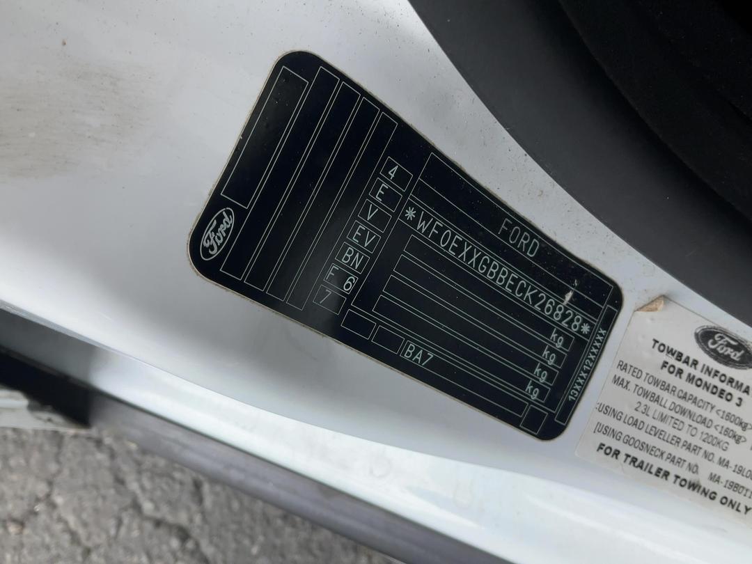 Photo '8' of Ford Mondeo Photo '8' of Ford Mondeo