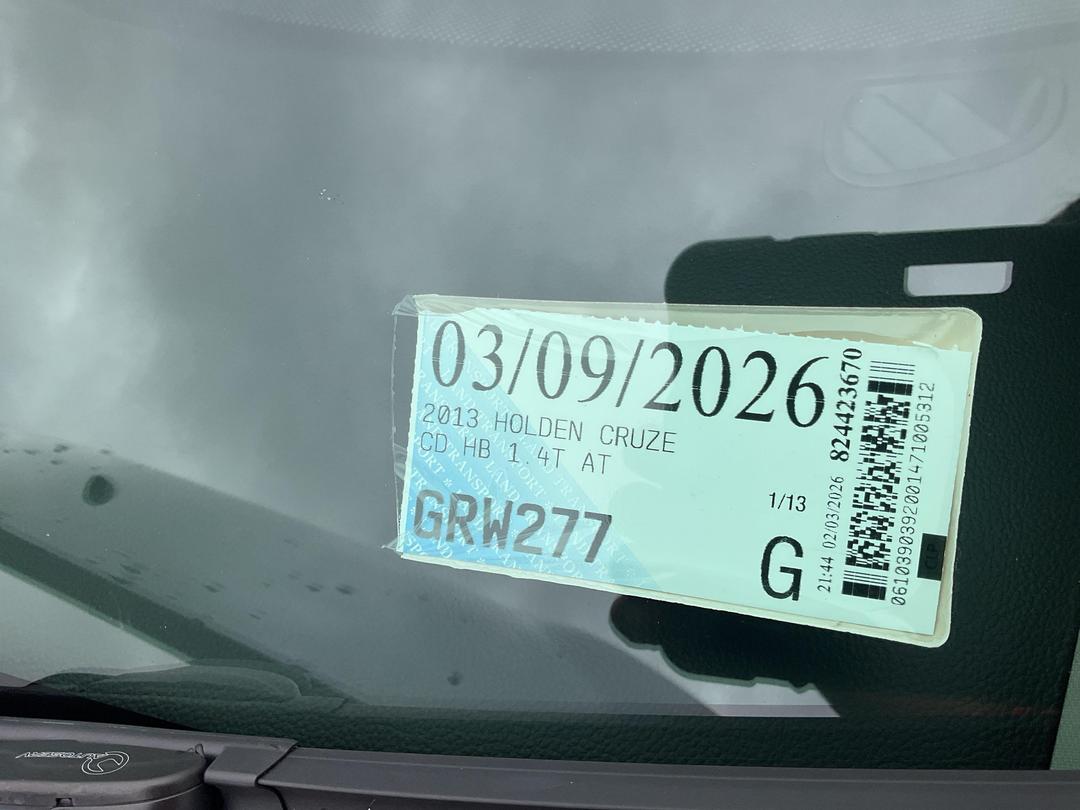 Photo '16' of Holden Cruze CD HB T