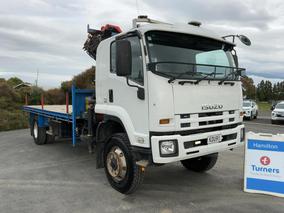Image of 2013 Isuzu F Series FTS800 Flat Deck Crane
