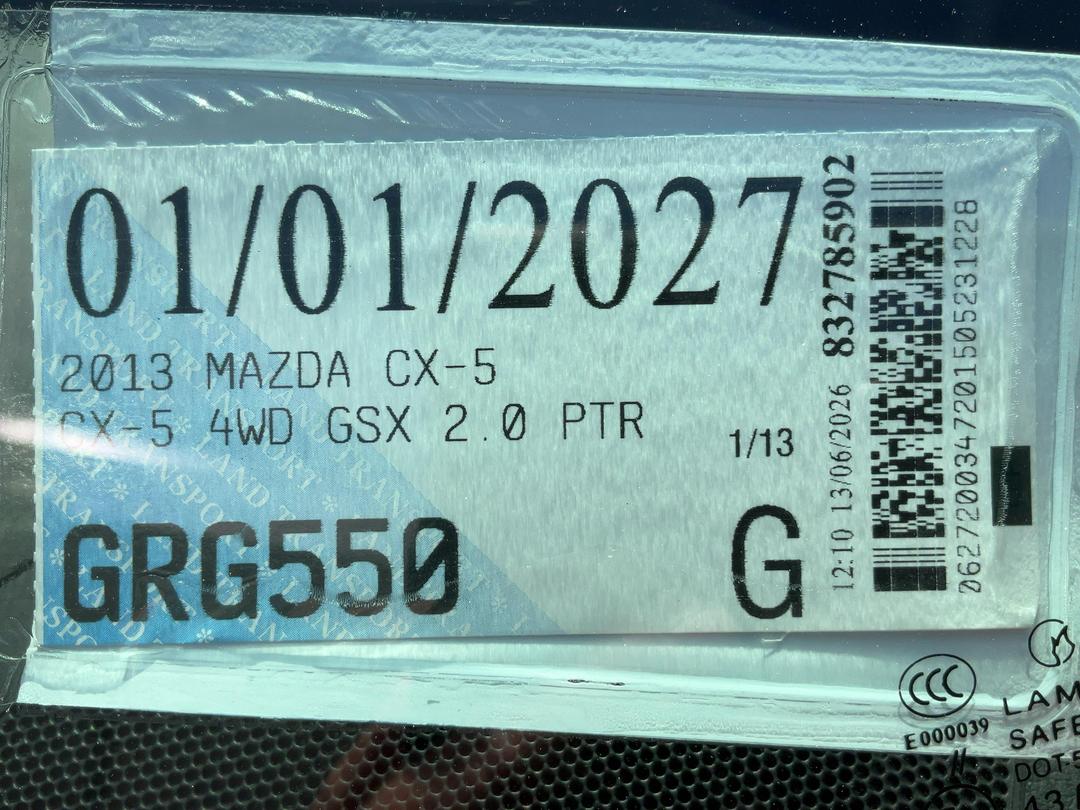 Photo '19' of Mazda CX-5 GSX PTR Photo '19' of Mazda CX-5 GSX PTR