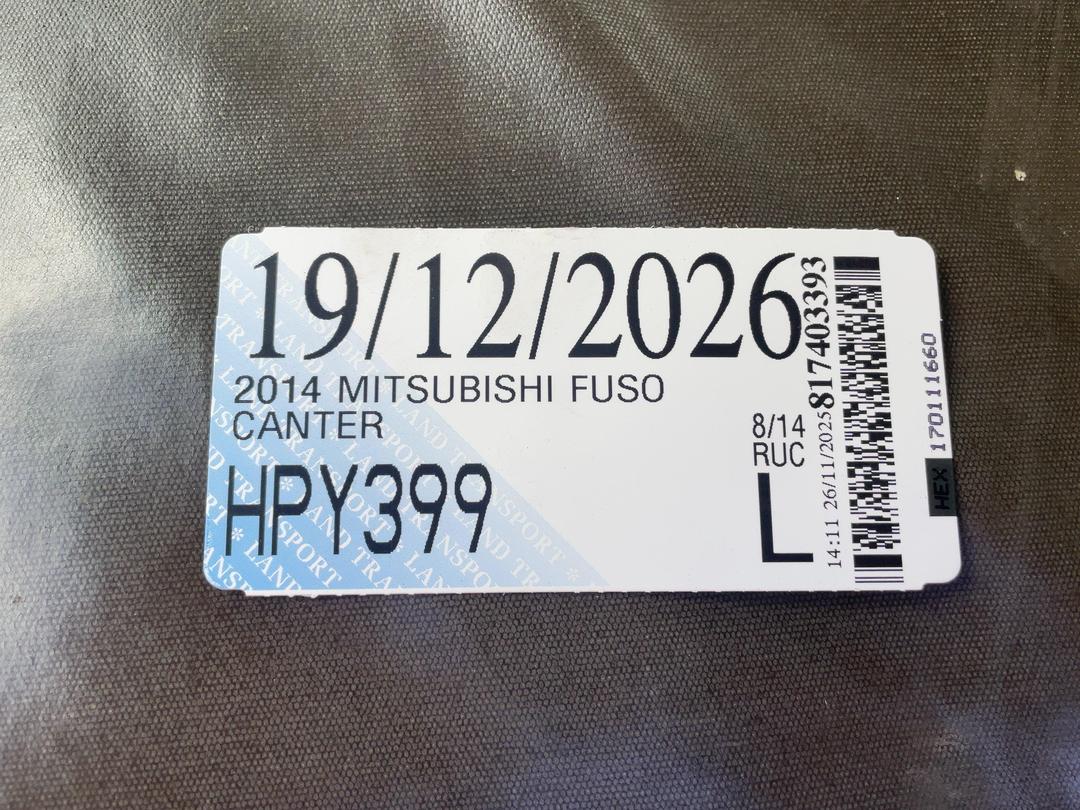 Photo '42' of Mitsubishi Canter FEW75G1 EURO 5 Flat Deck Crane