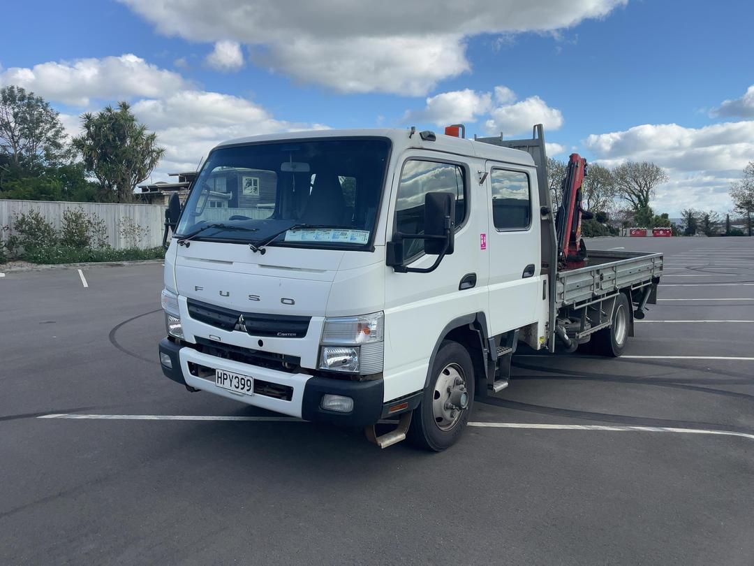 Photo '10' of Mitsubishi Canter FEW75G1 EURO 5 Flat Deck Crane