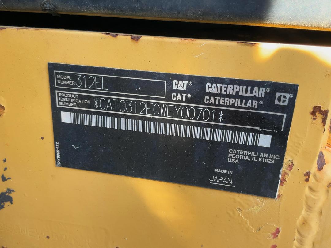 Photo '17' of CAT 312E Excavator
