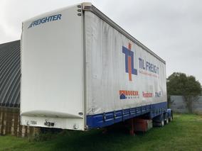 Image of 2015 Maxicube Freighter 3 AXLE SEMI LEAD Curtainsider B-Train