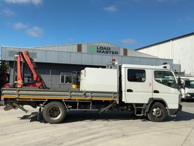 Photo '3' of Mitsubishi Fuso Canter FEW75G1 EURO 5 Flat Deck Crane