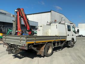 Photo '4' of Mitsubishi Fuso Canter FEW75G1 EURO 5 Flat Deck Crane