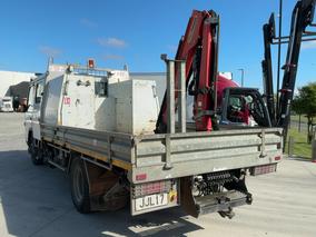 Photo '6' of Mitsubishi Fuso Canter FEW75G1 EURO 5 Flat Deck Crane