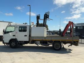 Photo '8' of Mitsubishi Fuso Canter FEW75G1 EURO 5 Flat Deck Crane