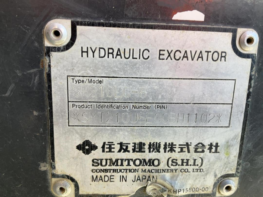 Photo '25' of Sumitomo SH210LC Excavator