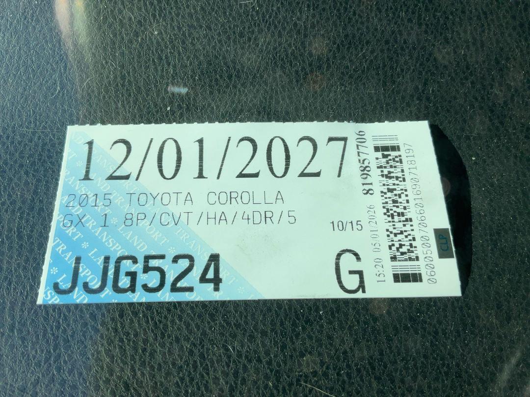 Photo '18' of Toyota Corolla GX Photo '18' of Toyota Corolla GX