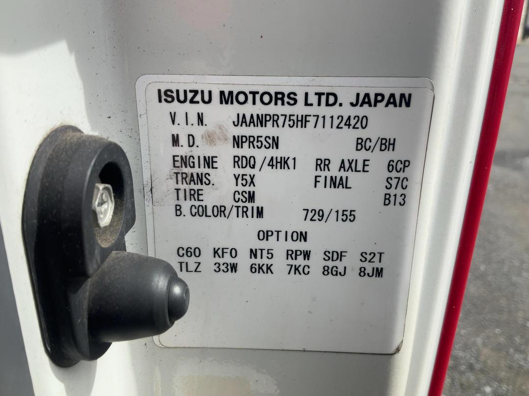 Photo '41' of Isuzu N Series NPR325M Service Vehicle