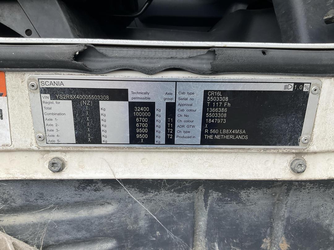 Photo '33' of SCANIA R560 V8 Cab Chassis