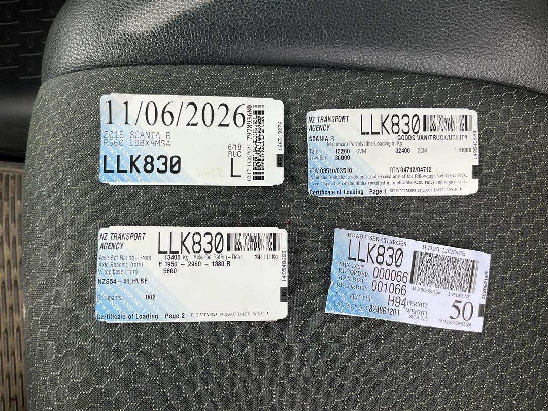 Photo '19' of SCANIA R560 V8 Cab Chassis