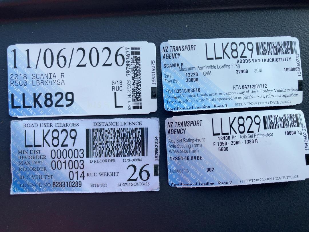 Photo '28' of SCANIA R560 V8 Cab Chassis