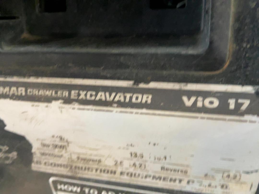 Photo '26' of Yanmar Vi017 Excavator