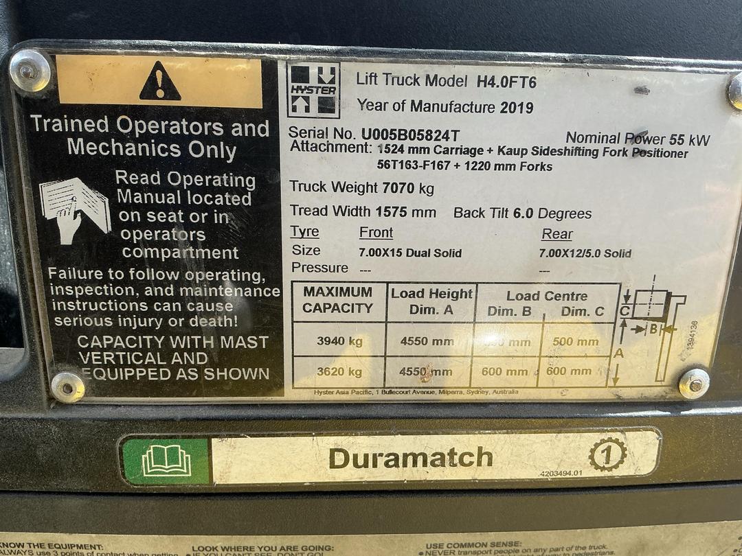 Photo '28' of Hyster H4.0FT Forklift