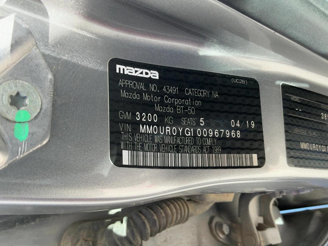 Photo '16' of Mazda Bt-50 GSX D/C W/S Photo '16' of Mazda Bt-50 GSX D/C W/S