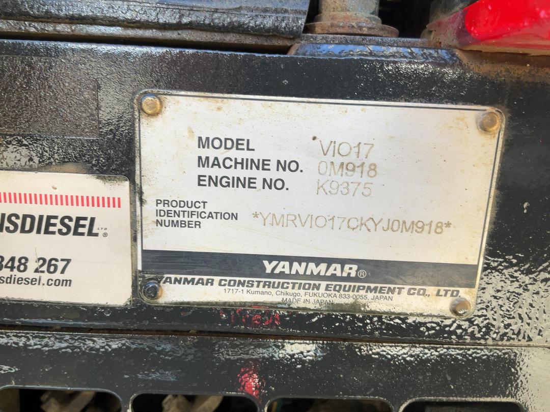 Photo '36' of Yanmar VIO17 Excavator