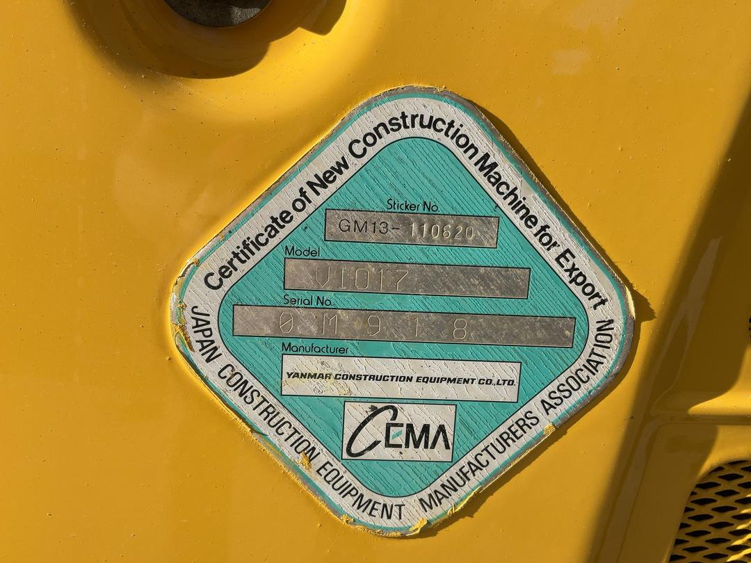 Photo '37' of Yanmar VIO17 Excavator