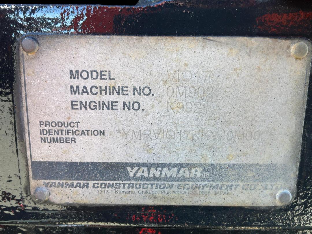 Photo '30' of Yanmar VIO17 Excavator