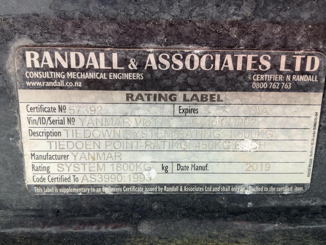 Photo '33' of Yanmar VIO17 Excavator