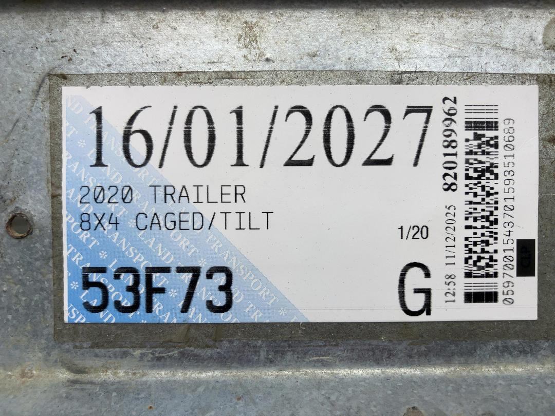 Photo '20' of TRAILER 8X4 CAGED/TILT Other Trailers
